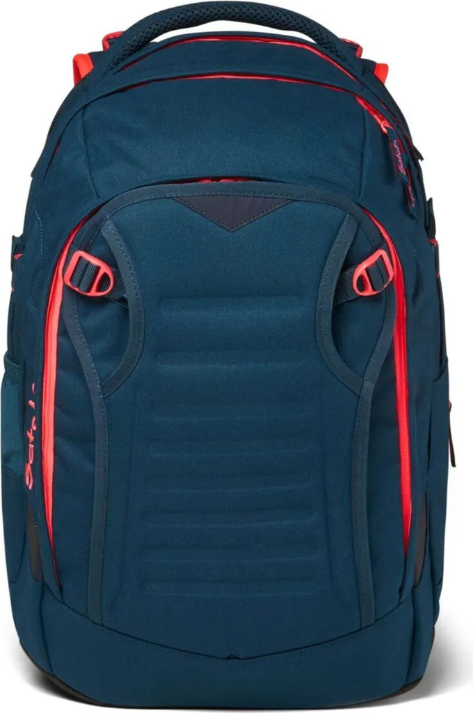 Sac d'école satch Match Pink Phantom bleu marine à volume extensible 30L