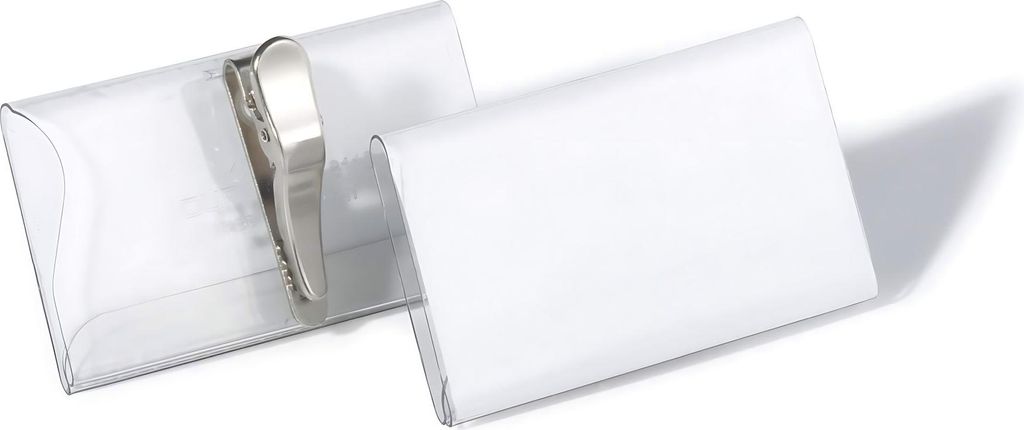 DURABLE Jmenovka s klipem typu krokodýl 40x75 mm, Obrázek produktu 