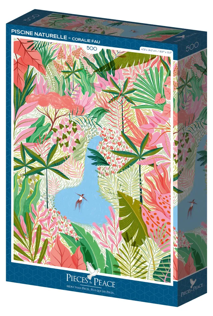 Puzzle de 500 pièces Natural Pool - Jeu de société et loisir créatif - 2