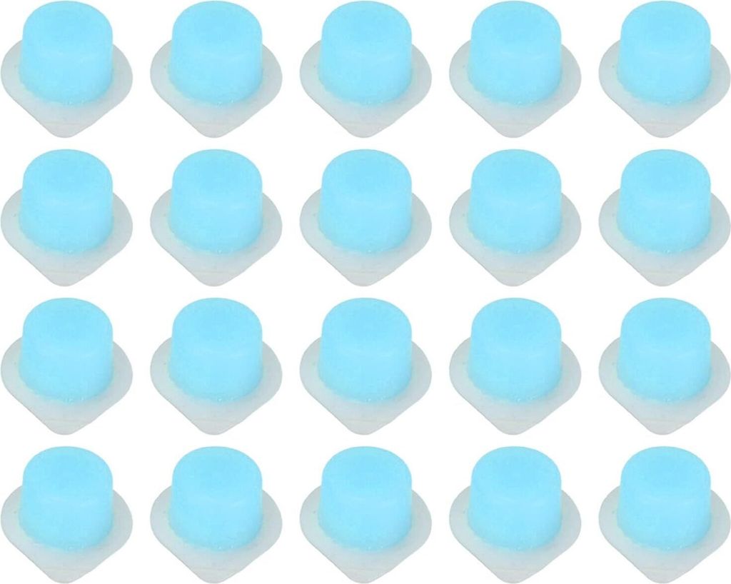 20 Stück Zahnbleaching Polierpaste – Creme für Zahnaufhellung, Mineralische Schleifkörper für verbesserten Zahnschutz (BLUE)