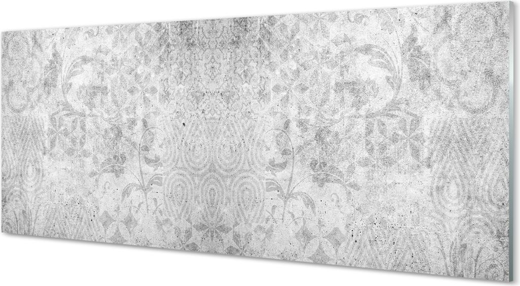 Glasbilder 125x50 Wandkunst Stein Beton Muster