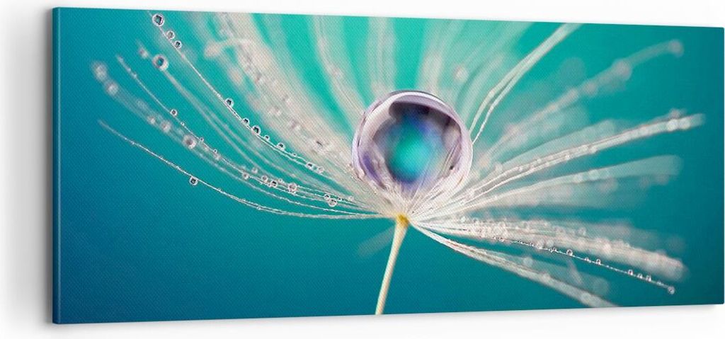 Bild auf Leinwand - Leinwandbild - Pflanze Natur - 100x40cm - Wand Bild - Wanddeko - Wandbilder - Leinwanddruck - Bilder - Kunstdruck - Wanddekorat...