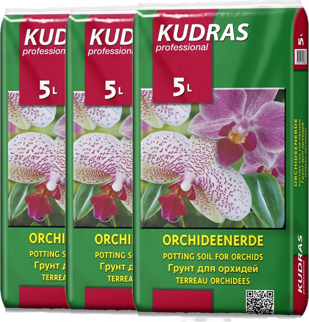 Kudras Orchideenerde 15L (3x5L) Produktbild 