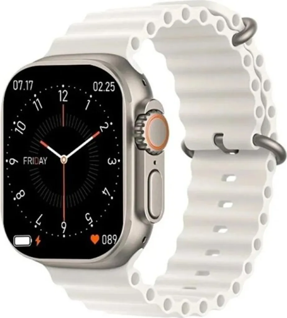 Maxcom Ecowatch 2 Montre Argent 1,95'' TFT avec Écran Haute Résolution