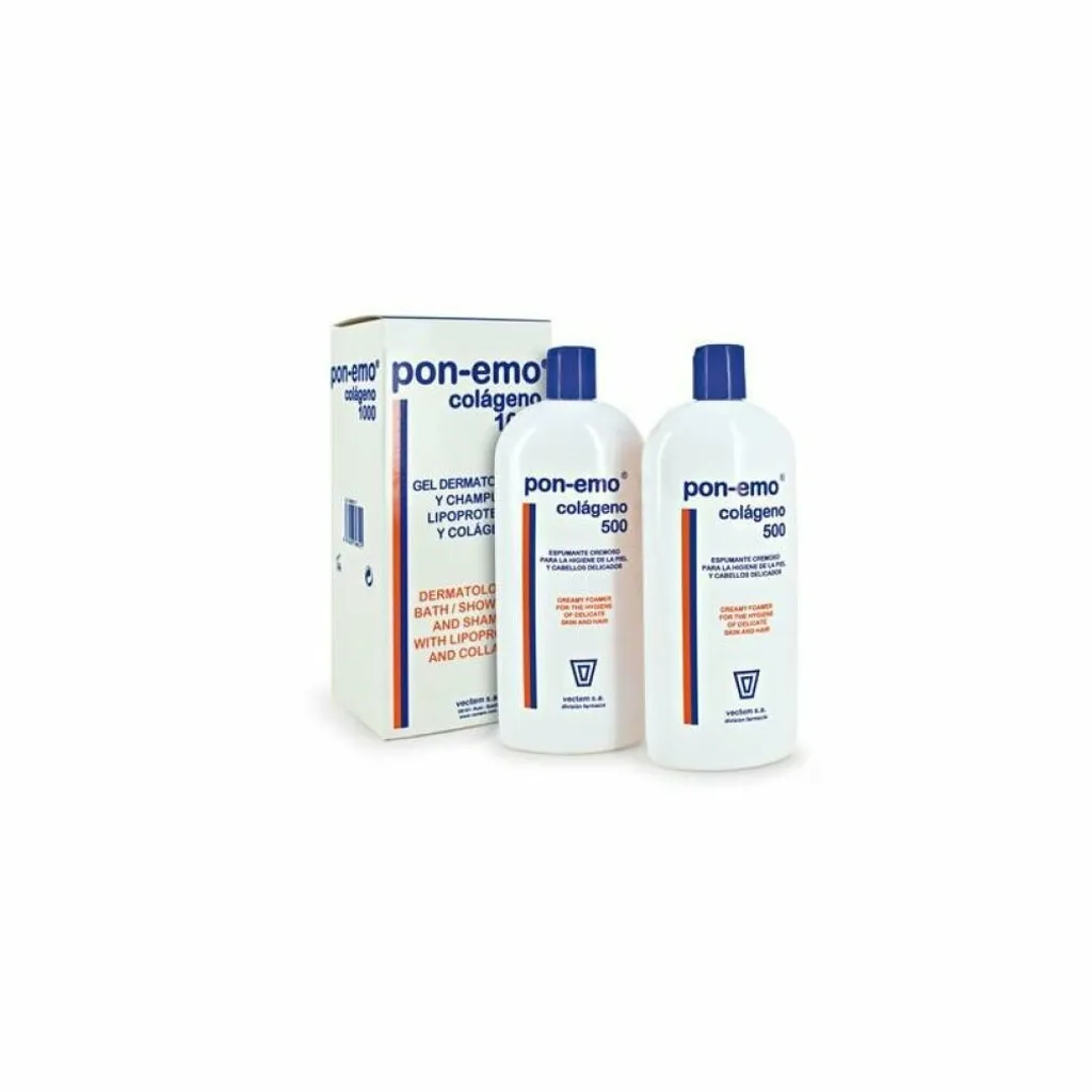 Shampooing gel au collagène Emo Pon 1000ml contre la perte d'élasticité