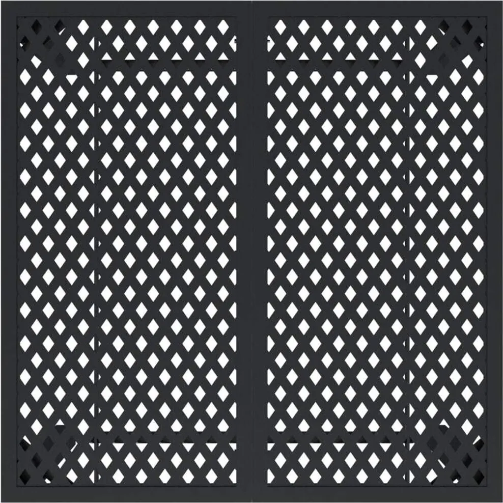 Tavolo Professionale 80x80 Acciaio Antracite vidaXL - Arredo Esterno Bar - 6