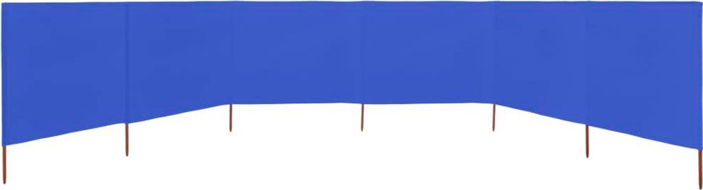 vidaXL 6-dílná větrná tkanina 800 x 120 cm Azure Blue Obrázek produktu 