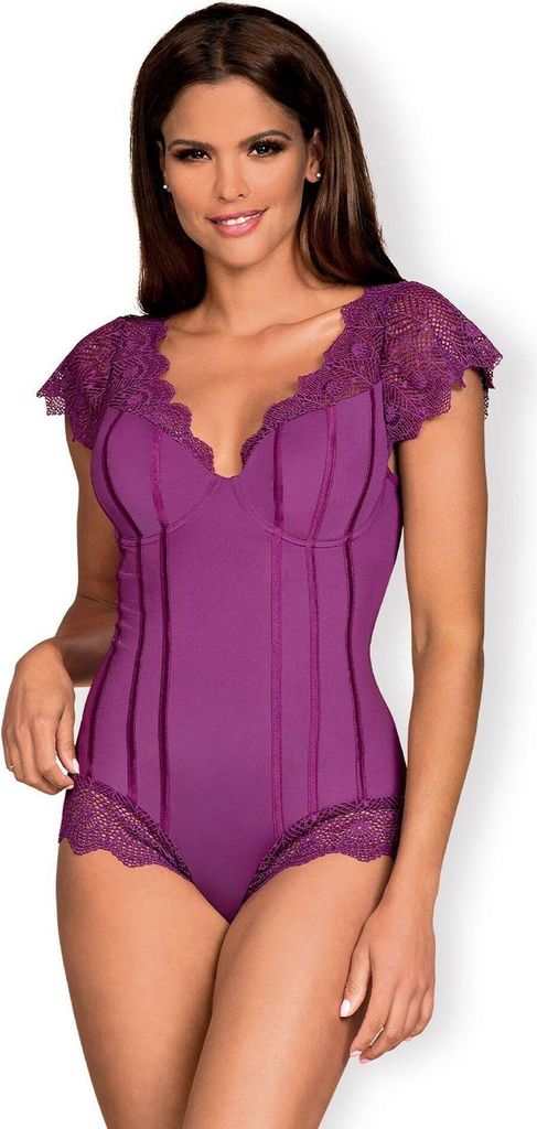 Obsessive Moketta Teddy violett Größe: L/XL