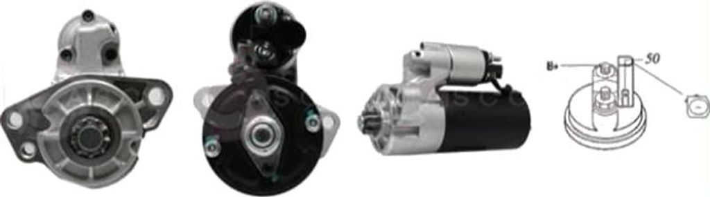 CASCO CST10368AS Starter Anlasser 2kW für VW Touareg (7LA, 7L6, 7L7) 12V