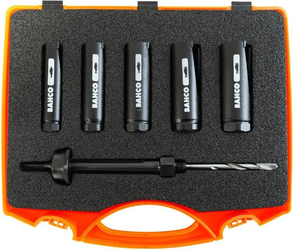 Jeu de scies cloches Bahco 19-30 mm pour installations électriques
