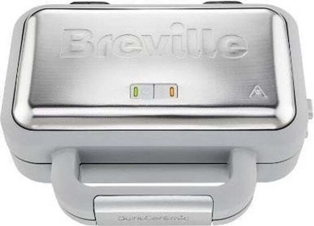 Gaufrier Breville DuraCeramic - Nettoyage Facile avec Plaques Amovibles
