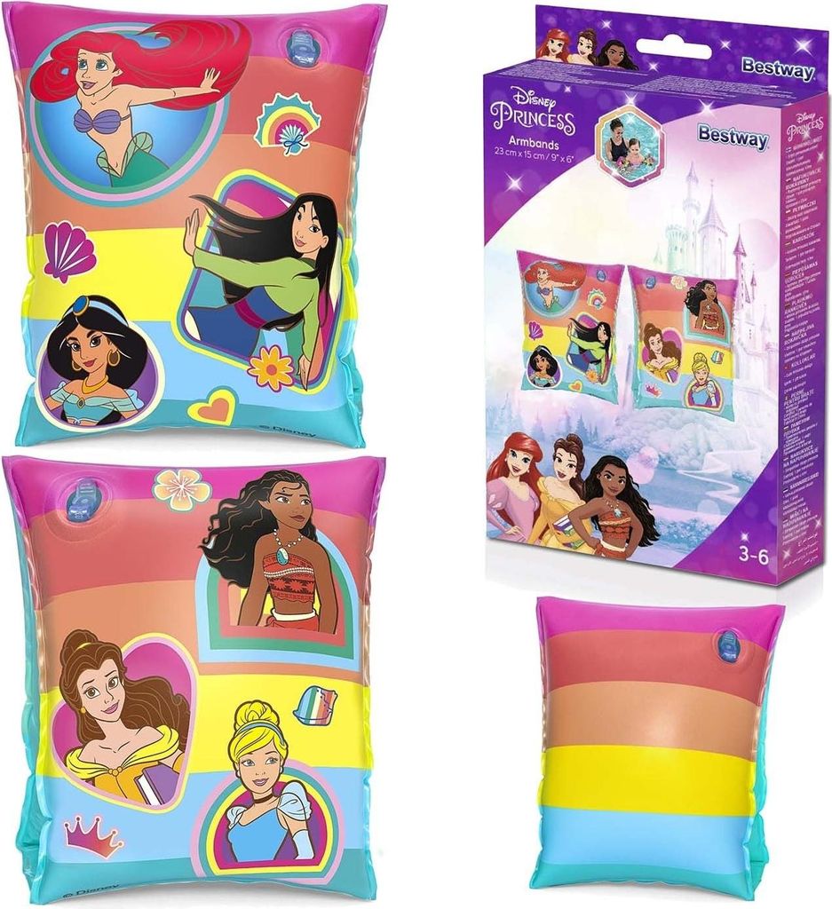 Disney Princess Schwimmärmel 23 x 15 cm Bestway 91041 Produktbild 