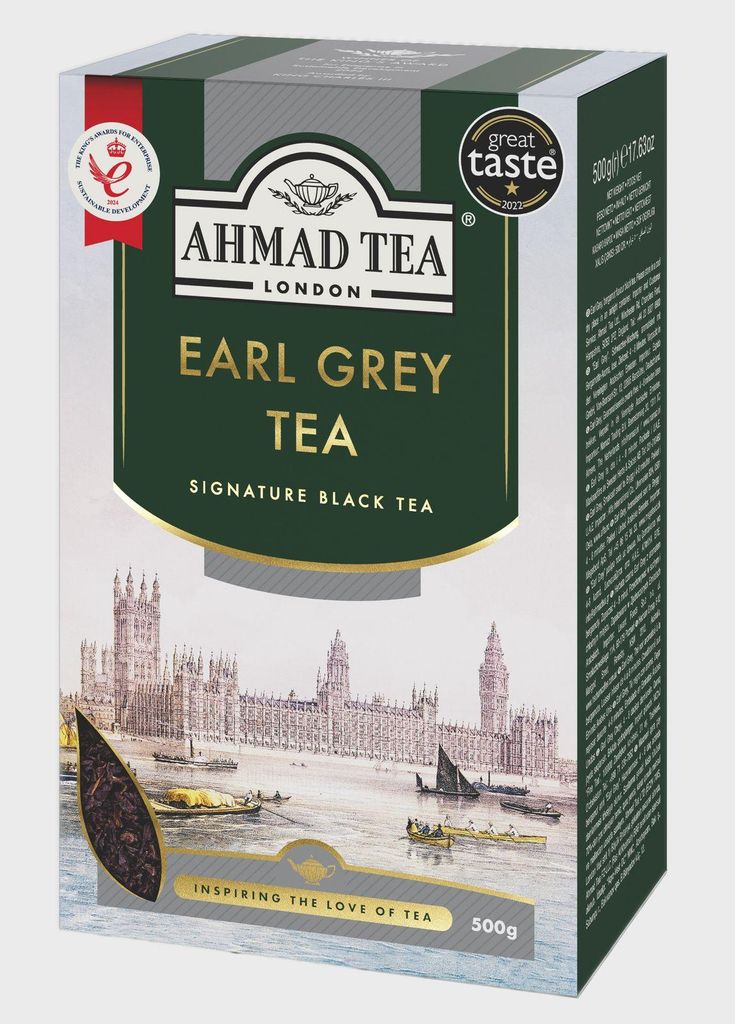 Ahmad Schwarzer Tee Earl Grey lose 500g Schwarztee Produktbild 