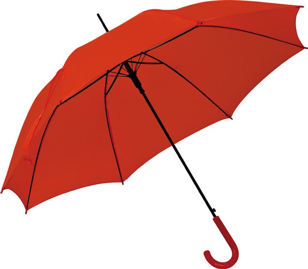 Automatik-Regenschirm / Farbe: rot Produktbild 