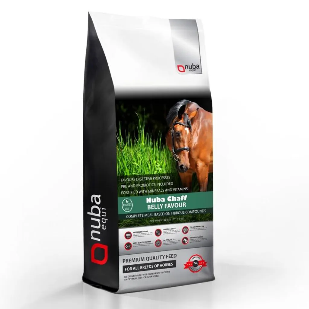 NUBA EQUI Belly Favour Chaff paille hachée pour digestion cheval 15kg