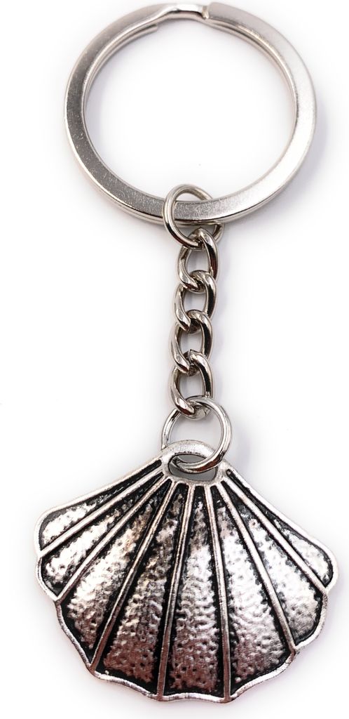 Onwomania Porte-clés Keychain Argent Métal Coquillage Mer Image du produit 