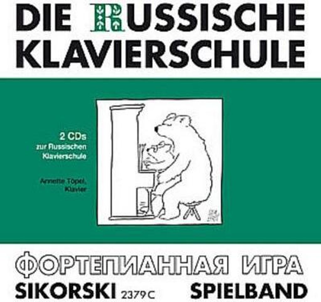 Die Russische Klavierschule, Ergänzender Spielband, 2 Audio-CDs