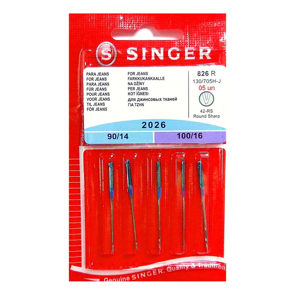 Singer 5 igieł do maszyn do szycia do jeansów 130/705 H-J Zdjęcie produktu 4