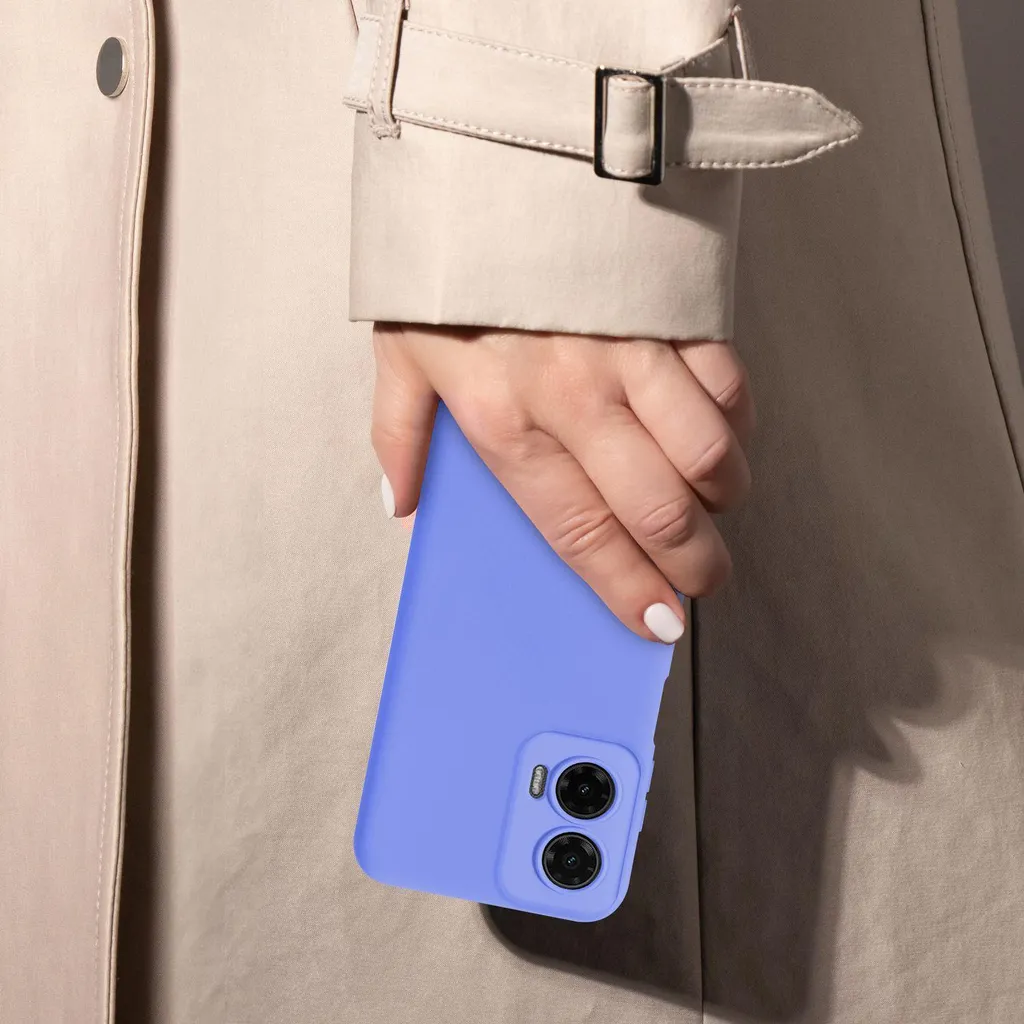 Cover Motorola Moto G35 Cadorabo Silicone Liquido: Protezione 360° - 7