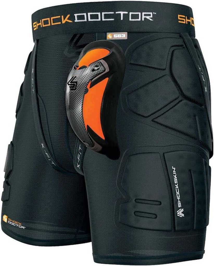 Shock Doctor Ultra Pro Shockskin Relaxed Fit Impact Beschützer Schwarz S Schwarz S