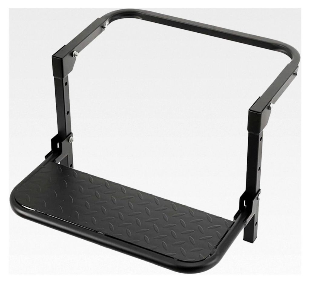 Radtritt Trittstufe, einstellbare Reifen-Klapptritt für 14 bis 20 Zoll Felgen, schwarz