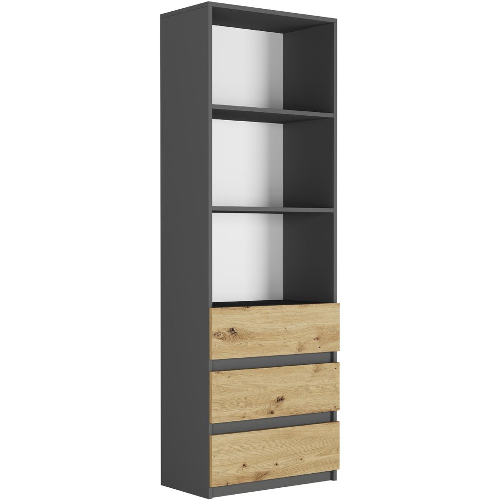 Framire Bücherregal Büroregal mit 3 Schubladen und 3 Produktbild 