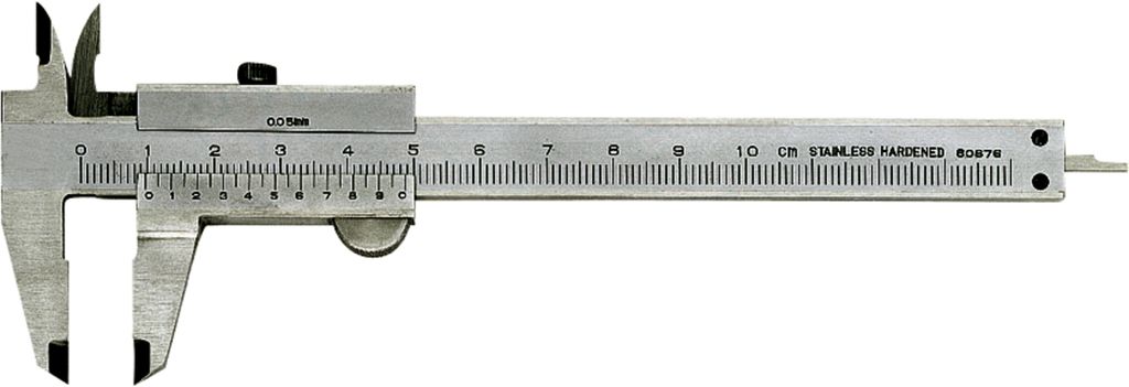 Fortis Taschenmessschieber klein100mm Festst. 1/50, 1/1000