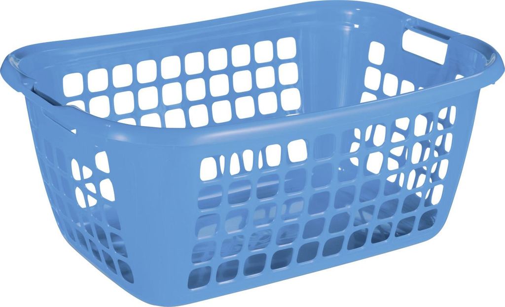 Sunware Wäschekorb Basic 79L blau 65 x 45 x 27 cm Produktbild 