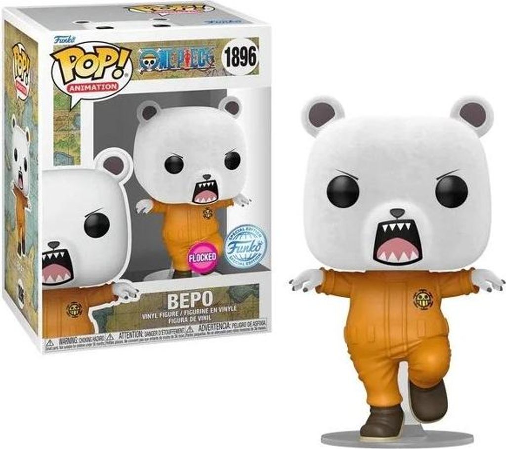 Figúrka Funko POP One Piece 1896 Bepo Flocked Special Obrázok produktu 