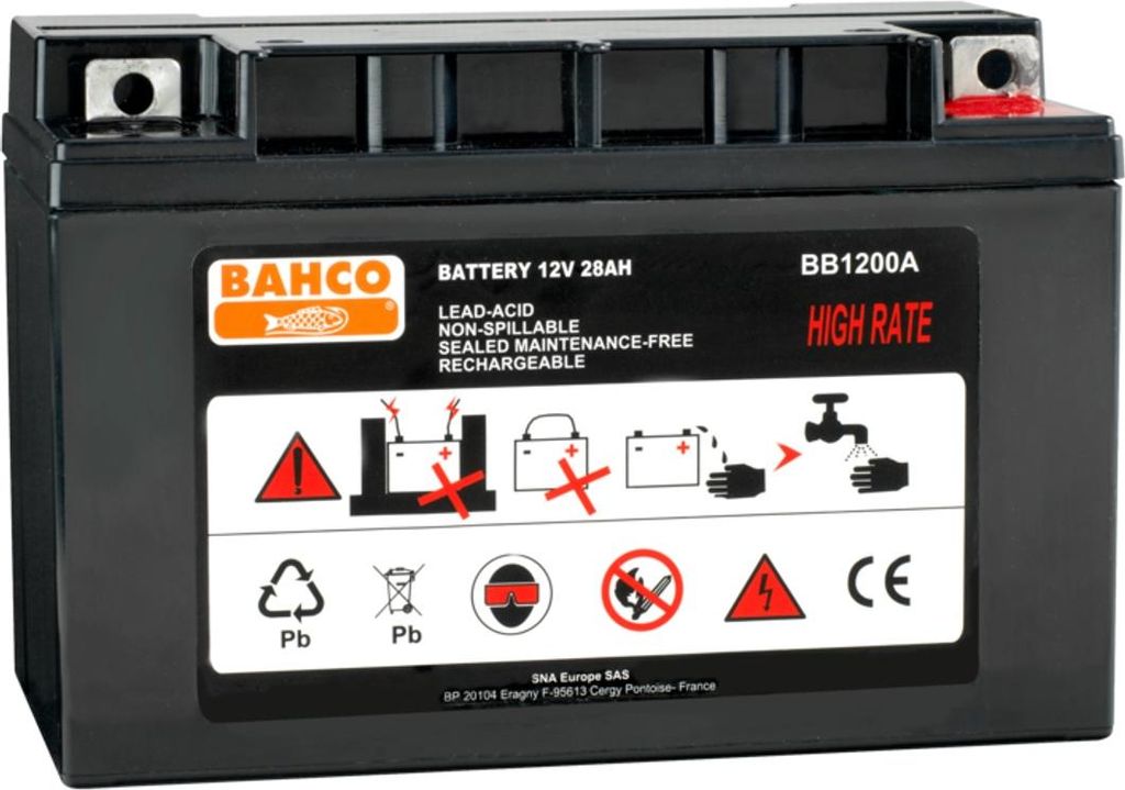Bahco Ersatzakku für 12V Booster, 1200A