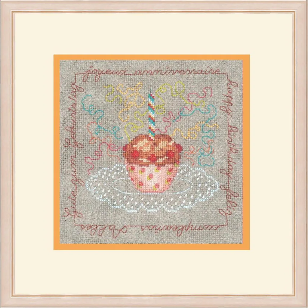 Kit Cupcake Le Bonheur des Dames - Il Piacere del Ricamo a Punto Croce