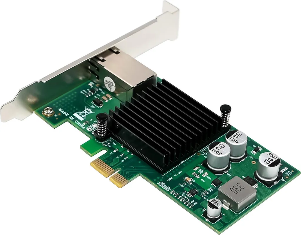 Contrôleur Réseau Ethernet Gigabit InLine PCIe PoE+ pour PC Fixe - 4