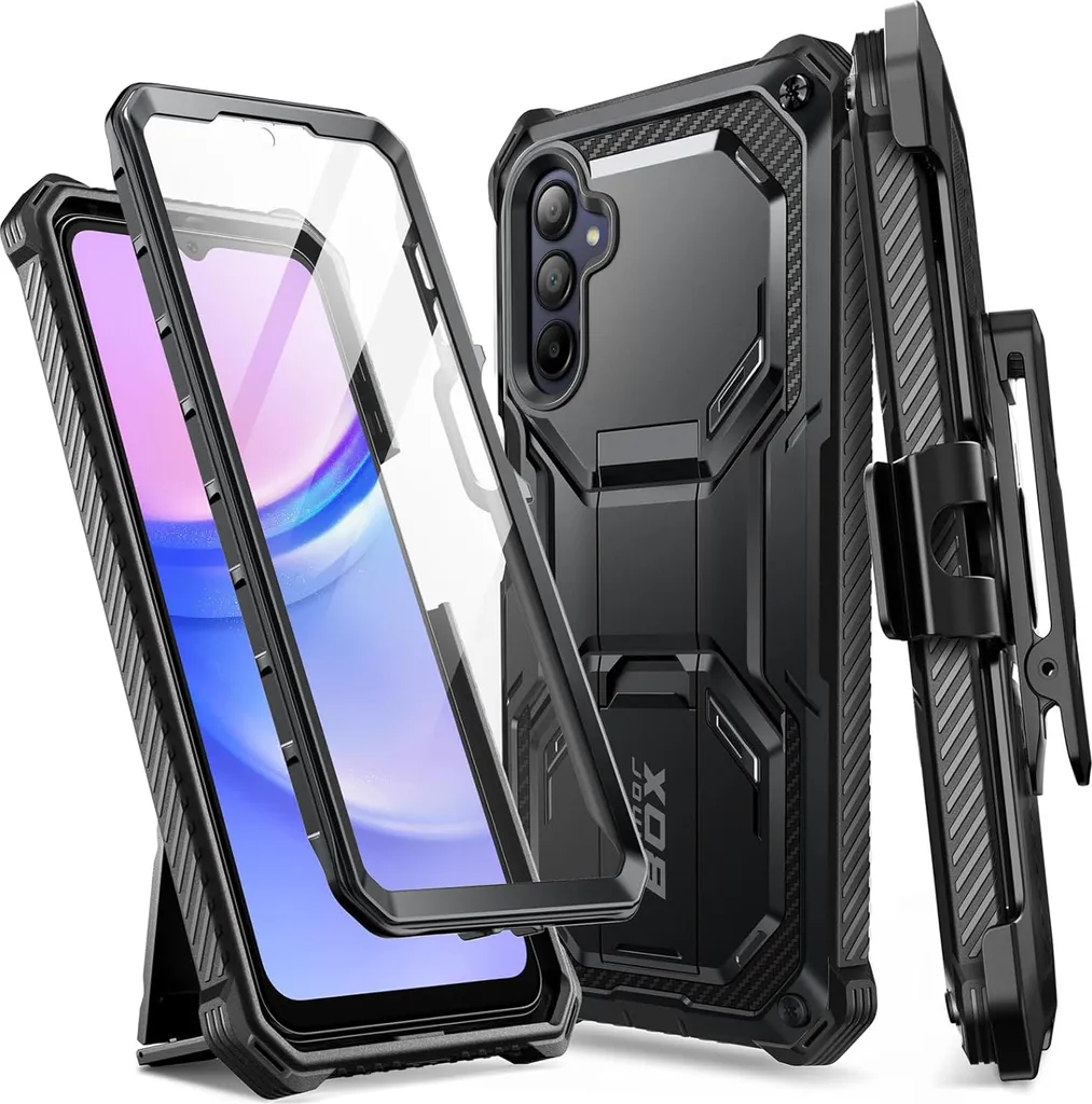 Custodia i-Blason Samsung A15 Armorbox Antiurto con Clip Cintura