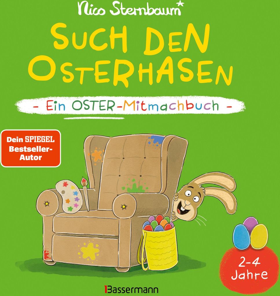 Such den Osterhasen. Ein Oster-Mitmachbuch. Zum Schütteln, Produktbild 