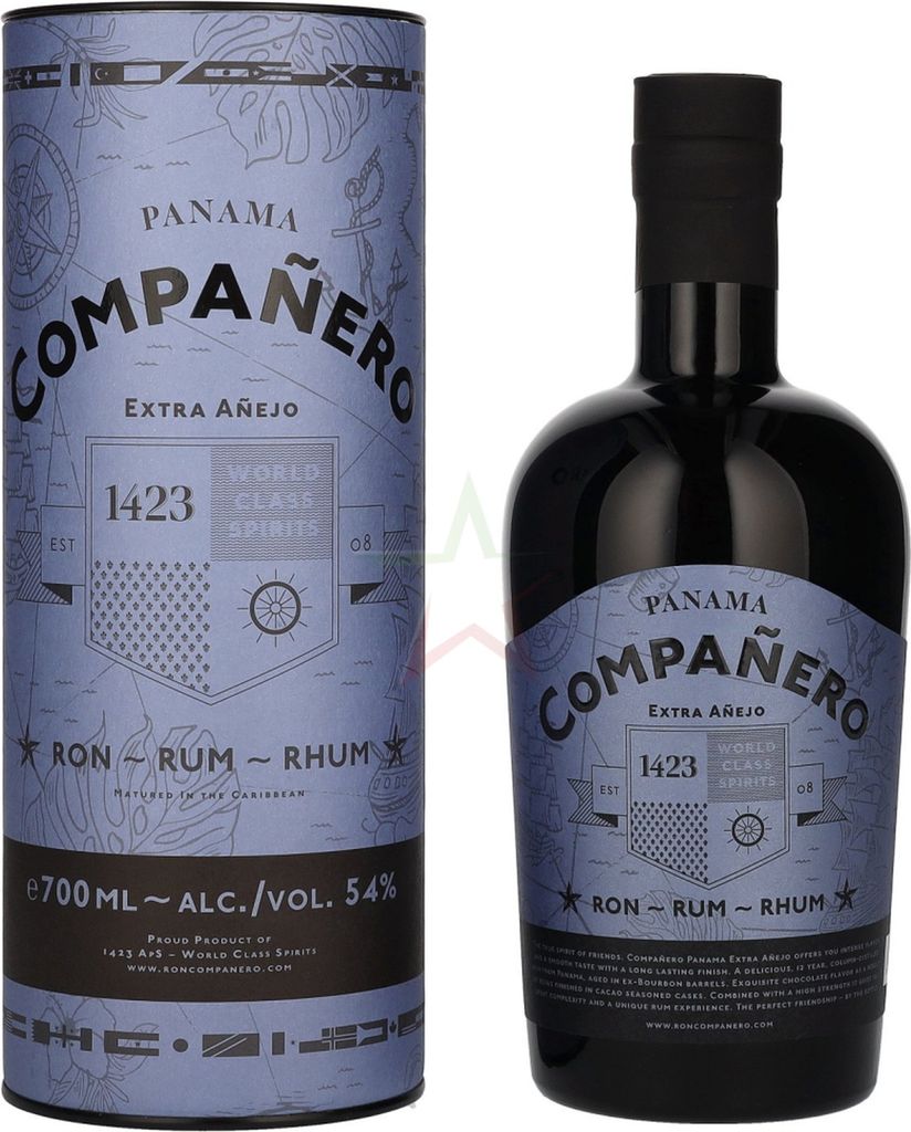 Compañero PANAMA Extra Añejo Rum 54,00 % 0,70 Liter