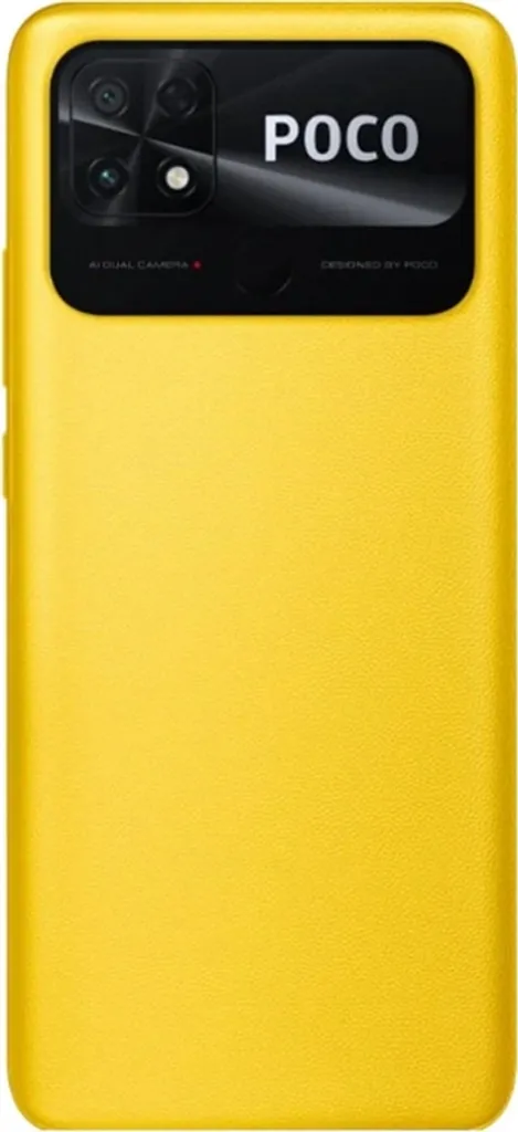 Téléphone Mobile POCO C40 Android Écran Géant 6,71" Jaune 32Go Version EU