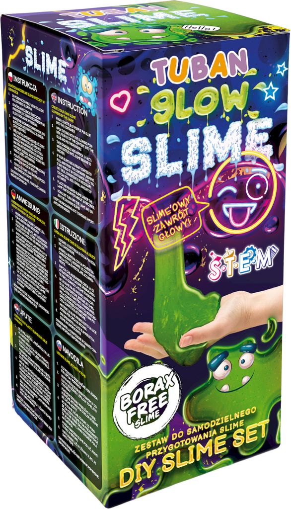 TUBAN Super-Slime-Set zum Selbermachen, das im Dunkeln leuchtet