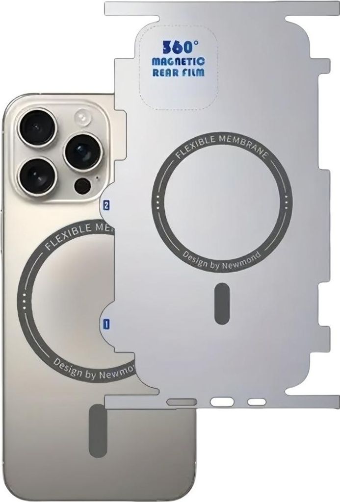 INF iPhone 16 Pro Max 360° Magnetische Rückseite Schutzfolie Hydrogel