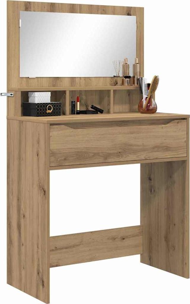 Cloris Designermöbel Schlafzimmer-Frisiertische Artisan-Eiche 80 x 39,6 x 135cm - 2026Neu196769 - Schminktische