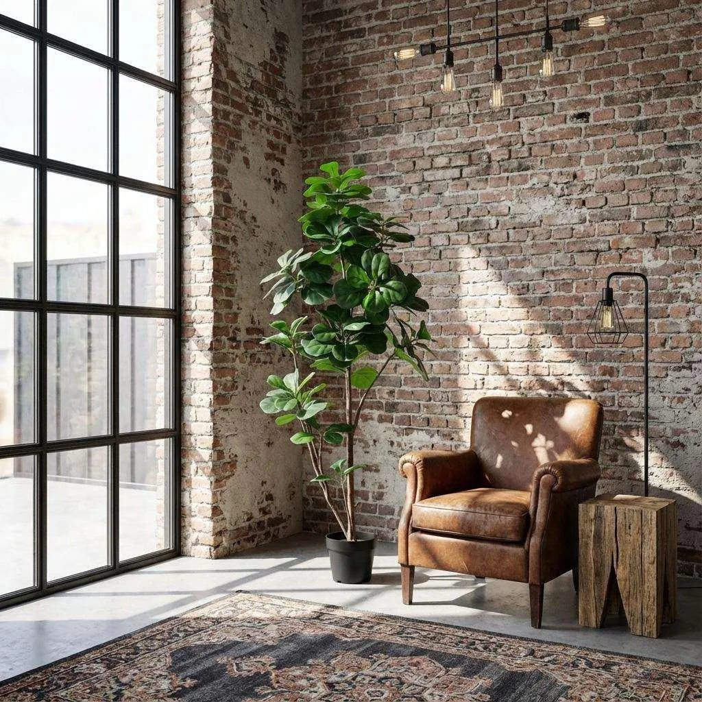 Ficus Lyrata artificiel 150 cm - La solution sans entretien pour déco