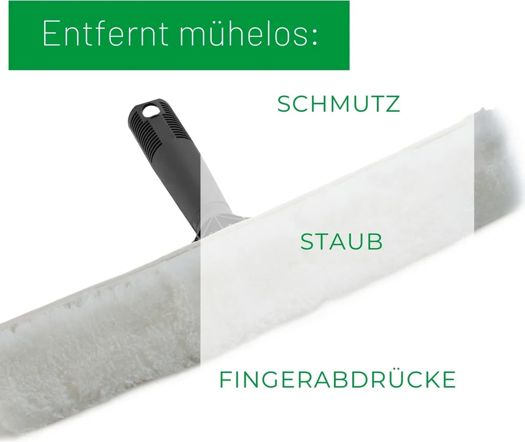 Novaliv tergivetro 35 cm in tessuto non tessuto schiumatore per la pulizia dei vetri tergivetro lavavetro lavavetri - 6