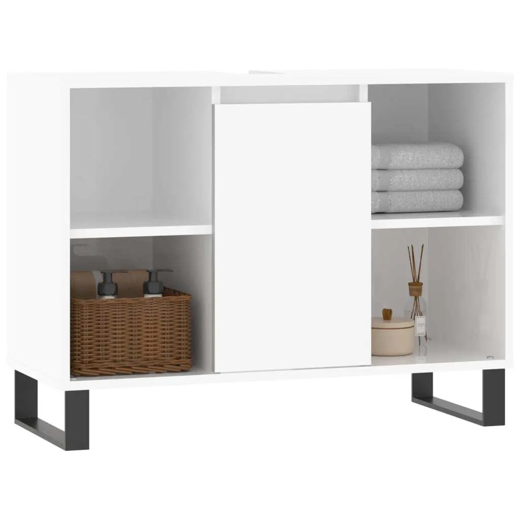 Idee Bagno: Mobile vidaXL Bianco Lucido 80x33x60 cm - Recensione
