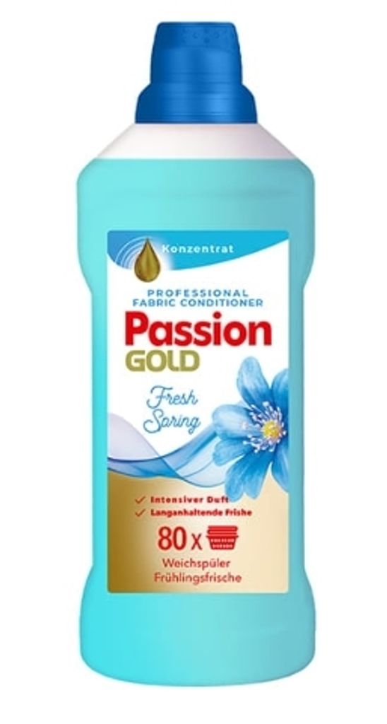 Passion Gold Flüssigwaschmittel Frühling Frisch, 2 Liter