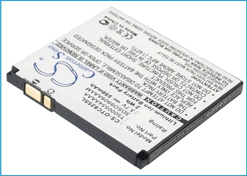 TECHTEK Akku Kompatibel mit [Alcatel] Elle No3, One Touch Produktbild 