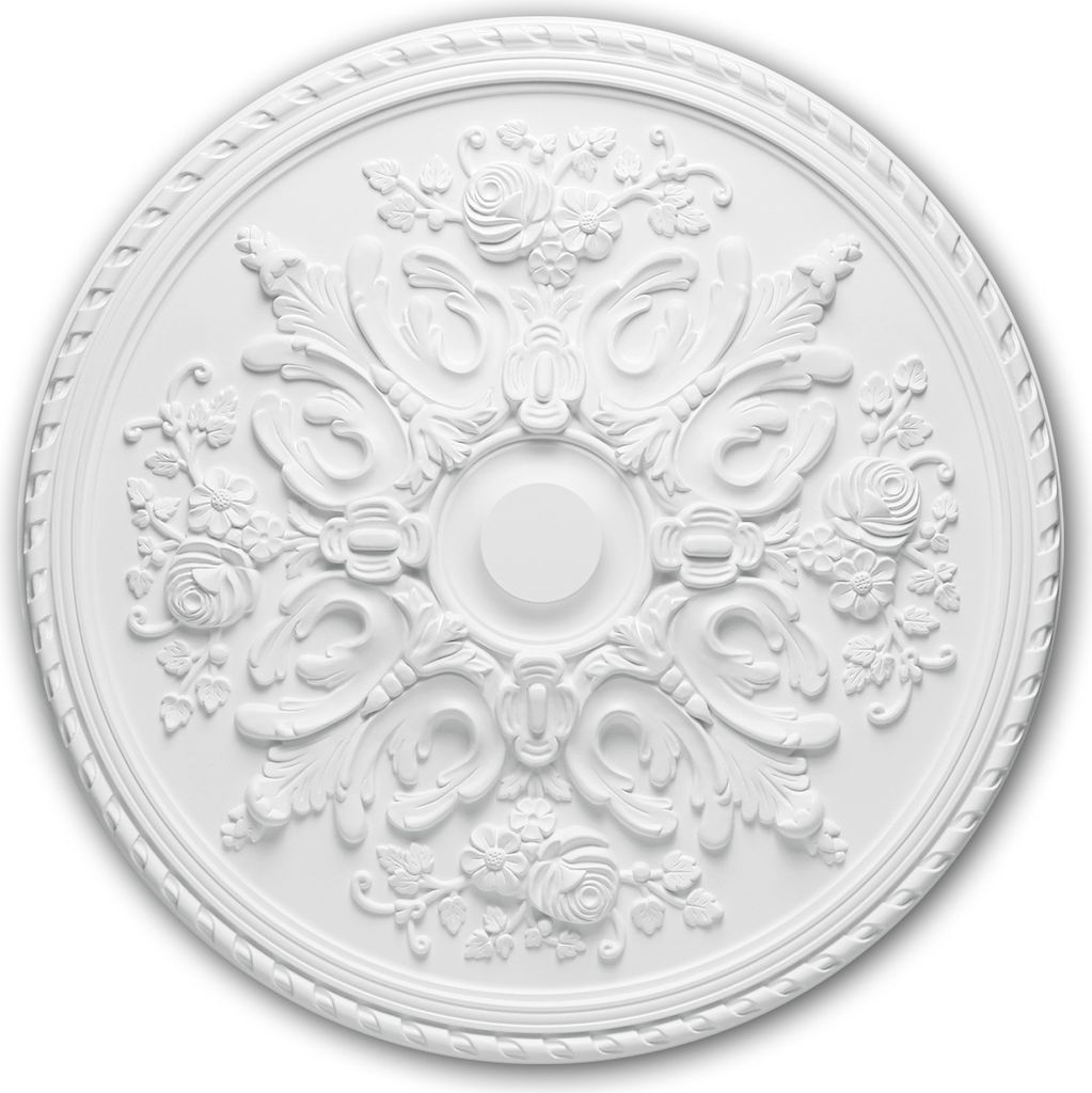 Rosone da soffitto Profhome 156025 Stile rococò / barocco Ø Immagine del prodotto 