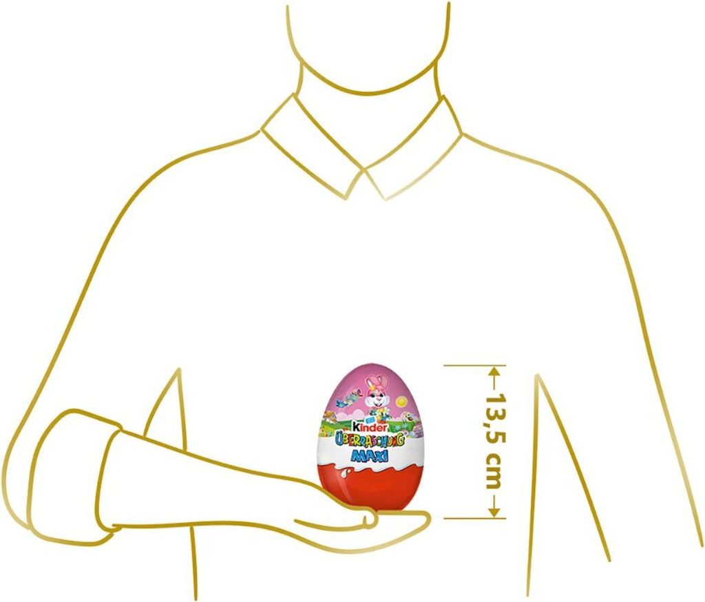 kinder Überraschung Maxi-Ei  Ostern Girls 100 g Produktbild 4