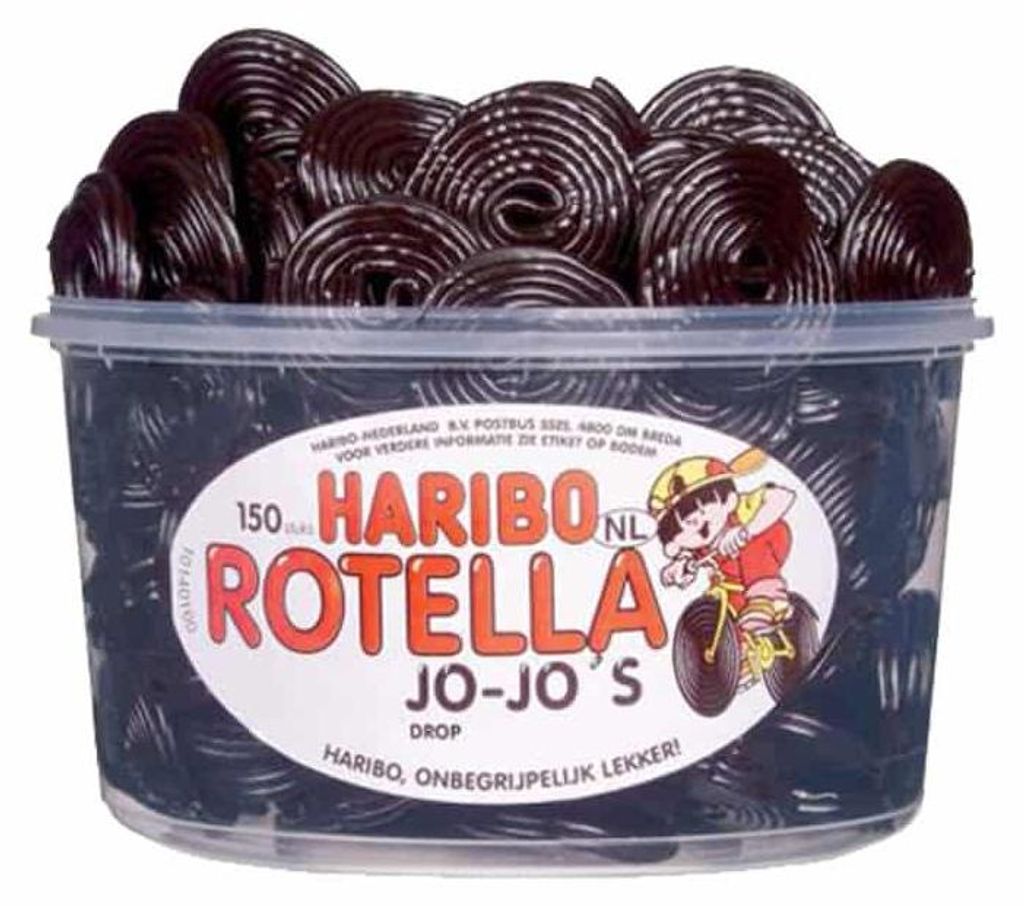 Haribo Drop Rotella (Jo-Jo) - 150 stuks Productafbeelding 