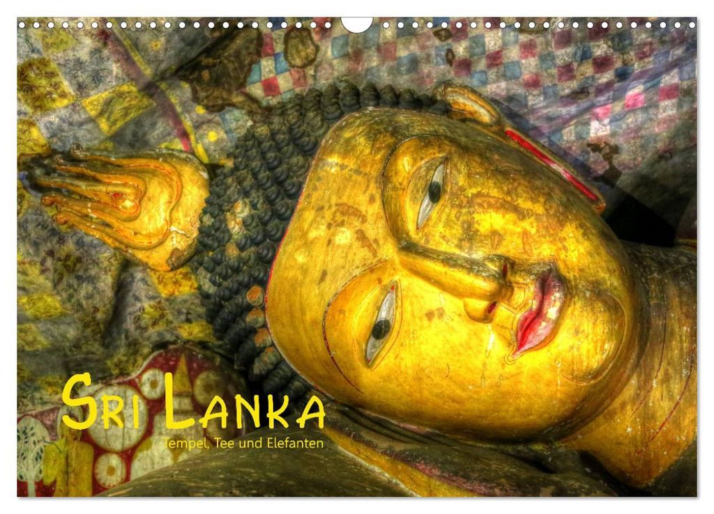 Sri Lanka - Tempel, Tee und Elefanten (Wandkalender 2027 DIN A3 quer), CALVENDO Monatskalender