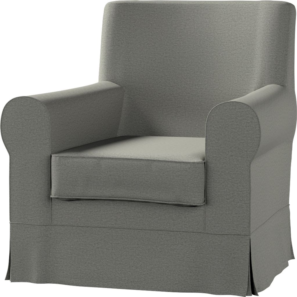 Dekoria Bezug für Ektorp Jennylund Sessel, grau, Sesselhusse für Ektorp Jennylund