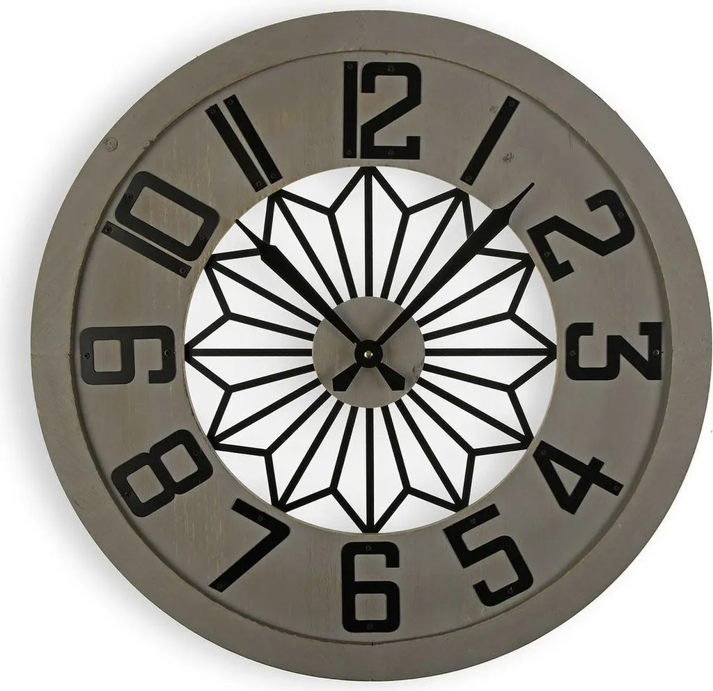 Horloge murale en bois MDF Versa 60 cm : élégance et style scandinave